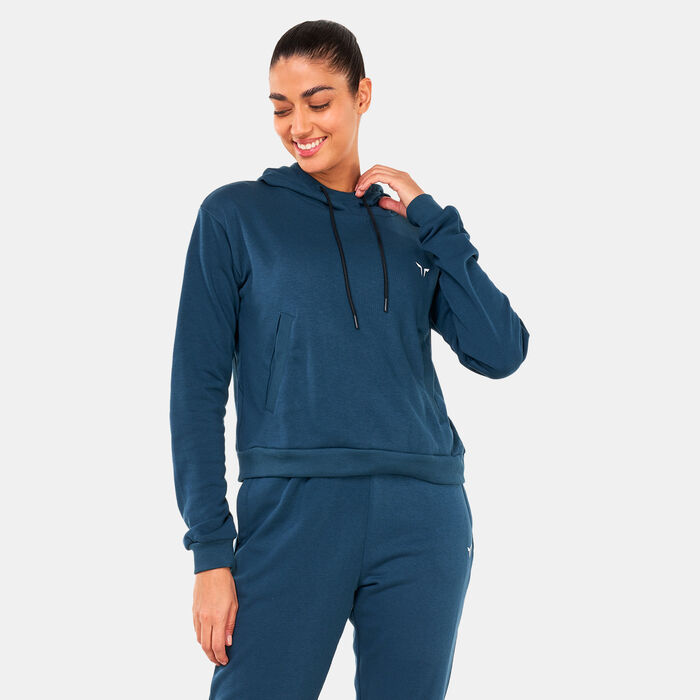 SQUATWOLF Women's Essentials Warm Up Hoodie Blue image number 0