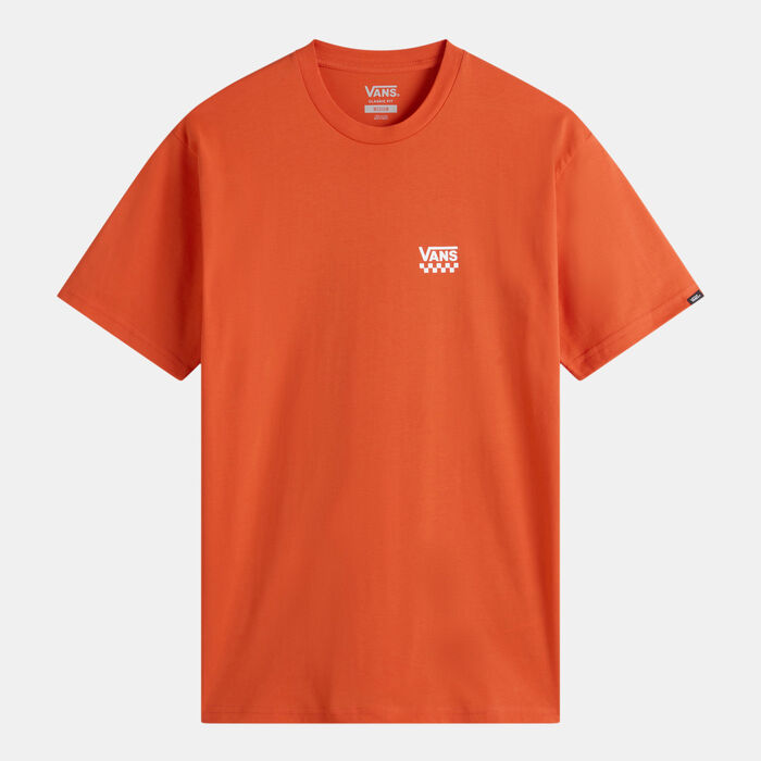 Vans Men's Left Chest Logo T-Shirt Orange image number 0