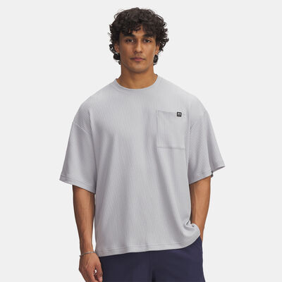 Under Armour Men's Rival Waffle T-Shirt Grey