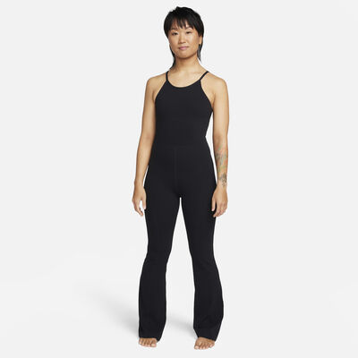 Nike Women's Zenvy Dri-FIT Full-Length Flared Bodysuit Black