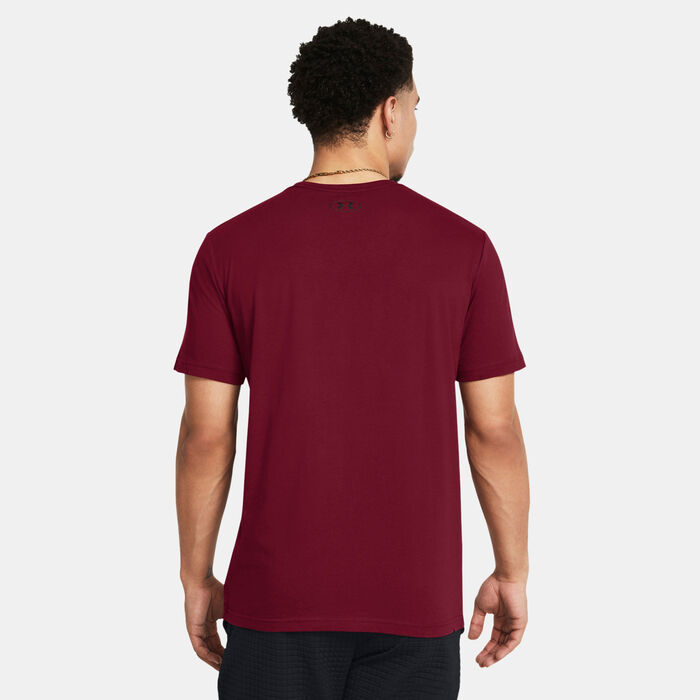 Under Armour Men's Sportstyle Left Chest Logo T-Shirt Red image number 1