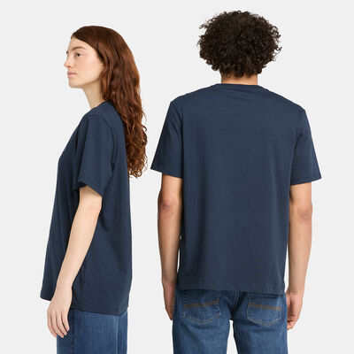Timberland Men's Woven Badge T-Shirt Blue