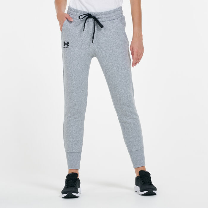 Under Armour Women's UA Rival Fleece Sweatpants Grey image number 0