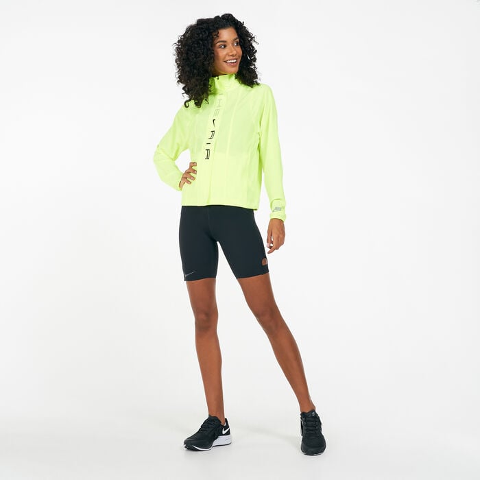 Buy Nike Women's Air Dri-FIT Running Jacket Yellow in Dubai, UAE -SSS