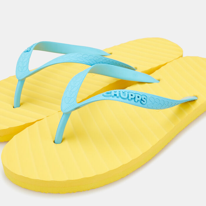 Chupps Men's Banana Leaf Flip Flops Blue image number 2