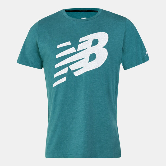 Buy New Balance Men's Graphic Heathertech T-Shirt in Dubai, UAE | SSS