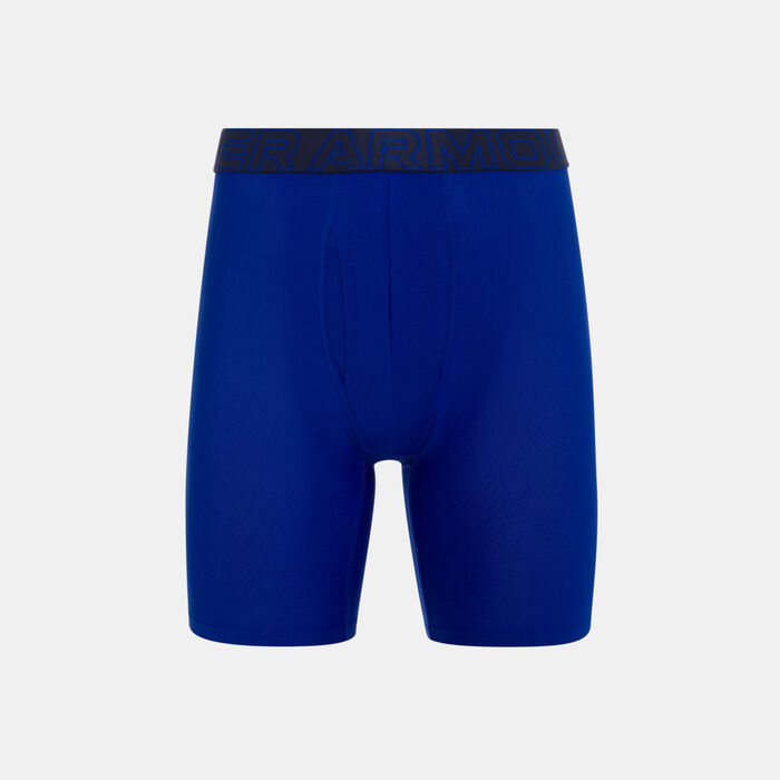 Under Armour Men's Performance Tech Mesh Boxerjock Boxers (3 Pack) Blue image number 4