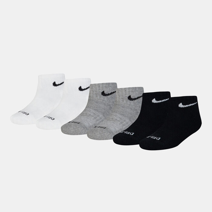 Nike Kids' Dri-FIT Performance Basics Ankle Socks (6 Pairs) Multi image number 0