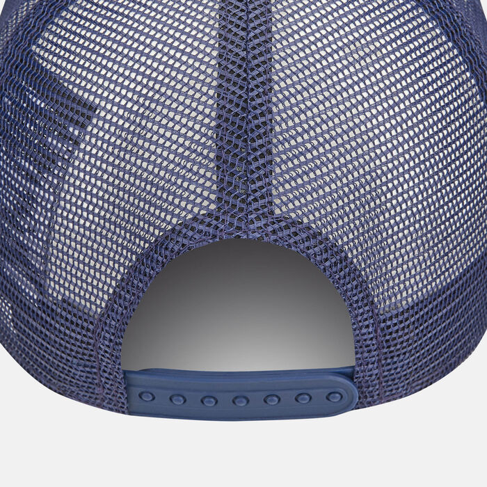 New Era Men's Patch Trucker Cap Blue image number 1