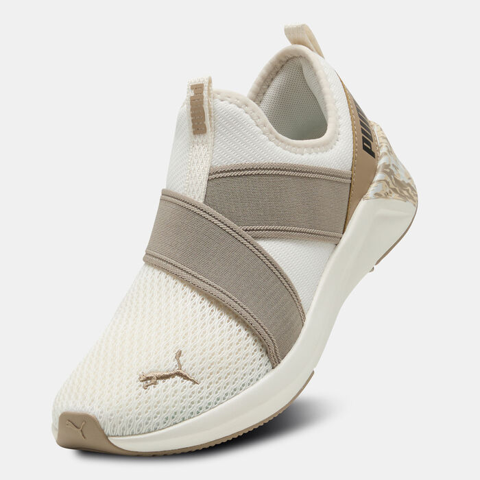 PUMA Women's Softride Harli Mystic Slip‑On Shoes White image number 4