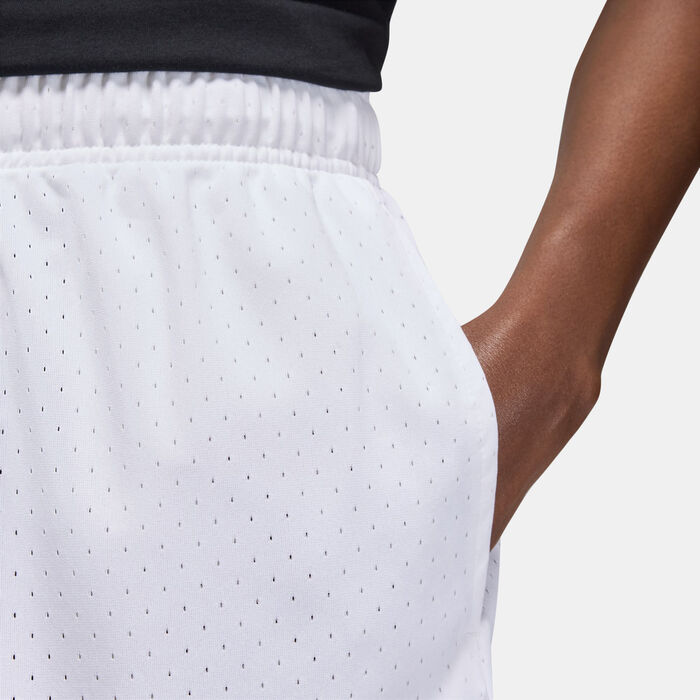 Jordan Men's Sport Dri-FIT Mesh Basketball Shorts White image number 3