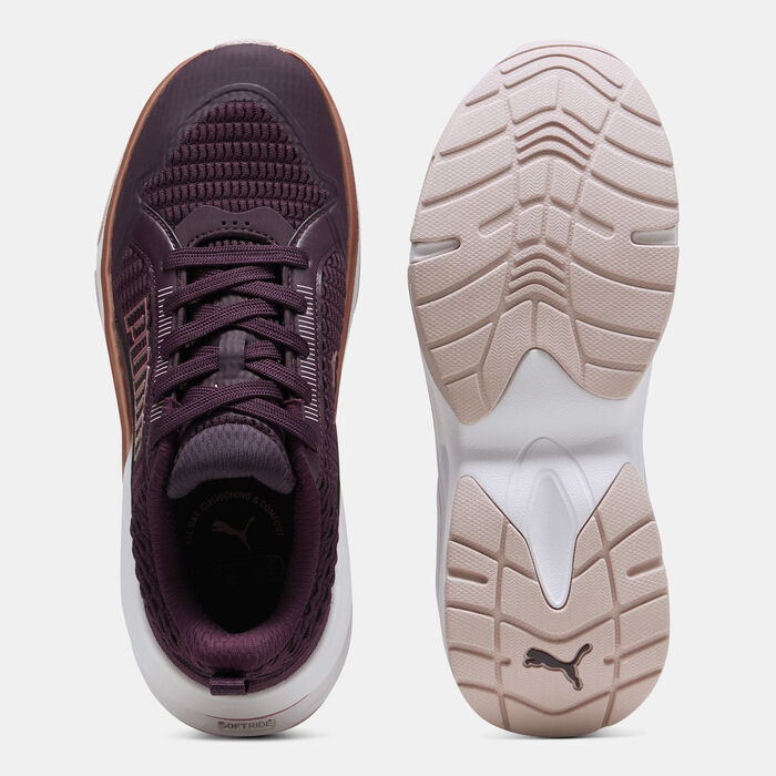 PUMA Women's SOFTRIDE Divine Metal Running Shoes Purple image number 3
