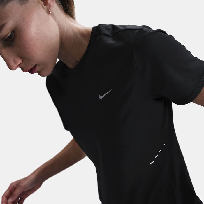 Nike Women's Swift Dri-FIT Running Top Black image number 2