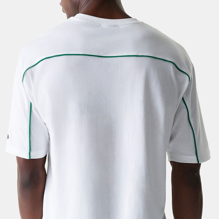 New Era Men's NBA Boston Celtics Piping Graphic T-Shirt White image number 5