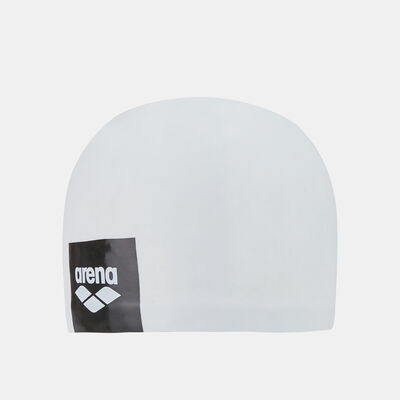 Arena Logo Moulded Swimming Cap White