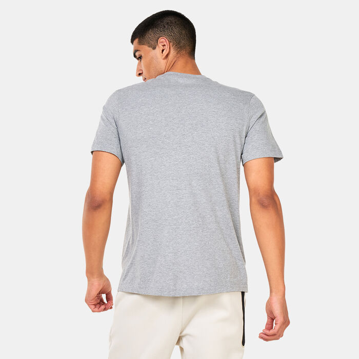 Nike Men's F.C. Barcelona Crest Football T-Shirt Grey image number 1