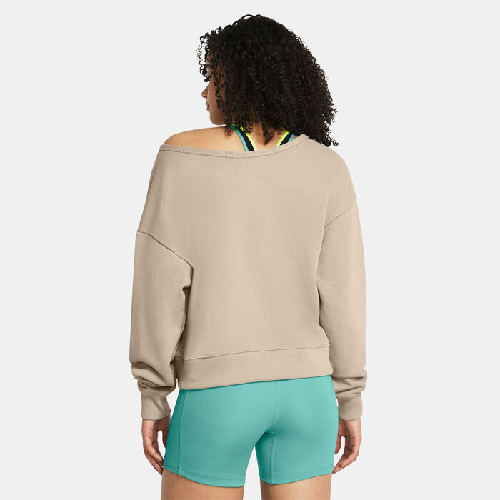 Under Armour Women's Project Rock Sweatshirt Brown image number 1