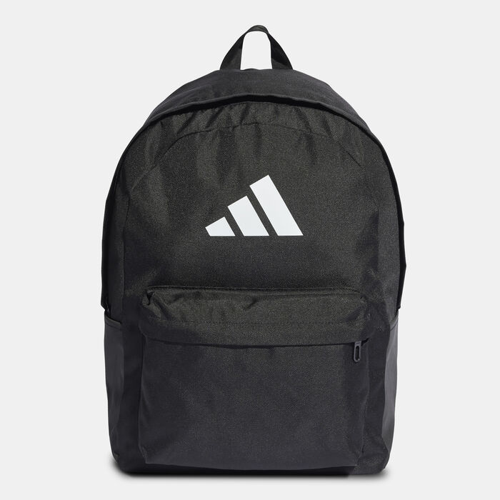 adidas Classic 3 Bar Logo Backpack Black image number 0