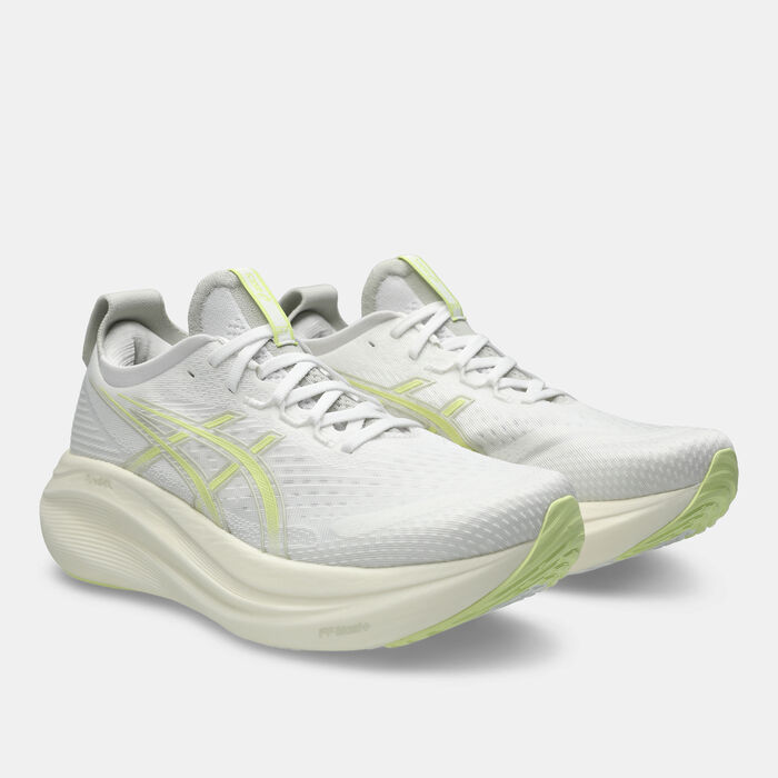 ASICS Men's GEL-NIMBUS 27 Running Shoes White image number 1