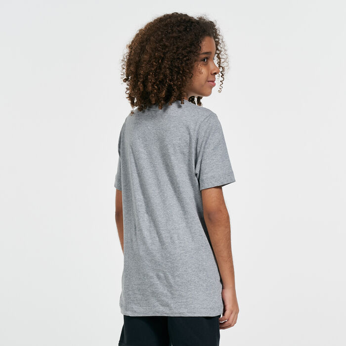 Nike Kids' Sportswear Just Do It T-Shirt (Older Kids) Grey image number 1