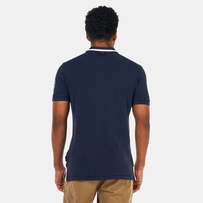 Napapijri Men's Gandy 3 Blu Marine Polo Shirt Blue image number 1