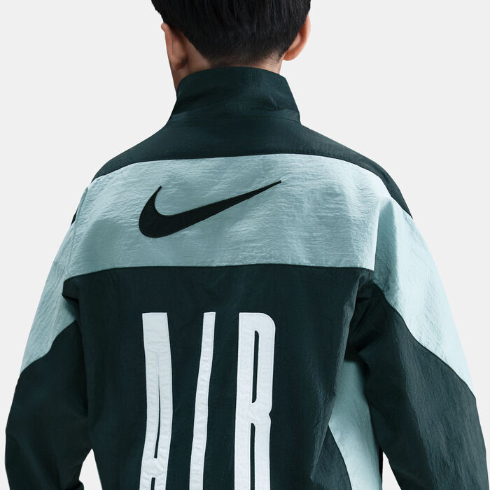 Nike Kids' Air Woven Track Jacket Green image number 5