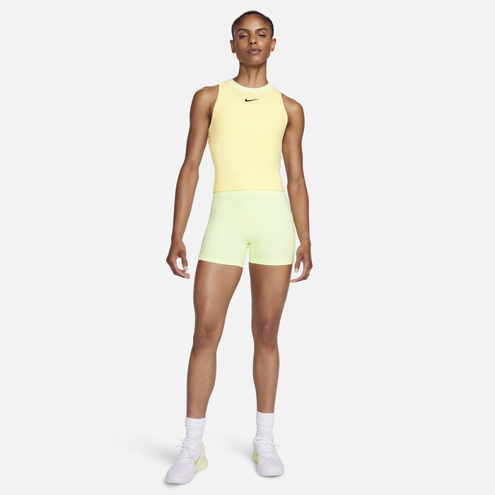 Nike Women's Court Slam Tank Top Yellow image number 4