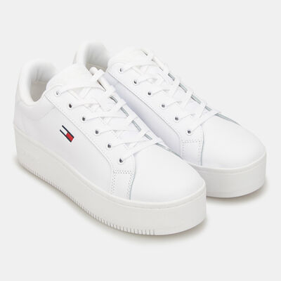 Tommy Hilfiger Women's Platform Shoes White