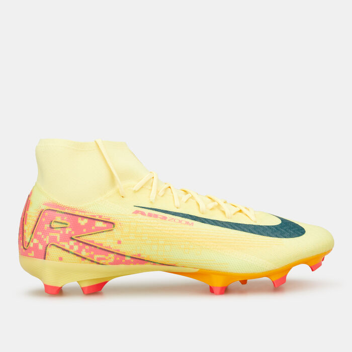 Nike Men's Kylian Mbappe Mercurial Superfly 10 Academy Multi Ground Football Shoes Yellow image number 0