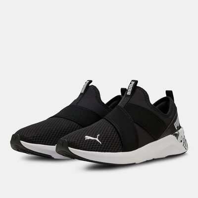 PUMA Women's Softride Harli Mystic Slip‑On Shoes Black