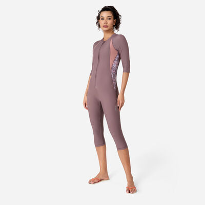 COEGA Women's Slim-Kini 3/4 One-Piece Swimsuit Blue