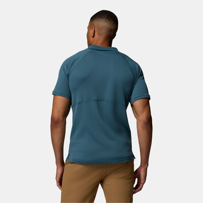 Columbia Men's Alpine Chill Pro Hiking Polo Shirt Blue