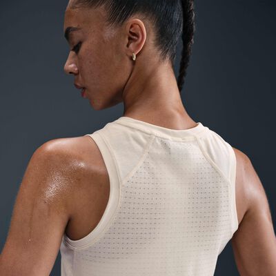 Nike Women's Trail Dri-FIT Running Tank Top Beige