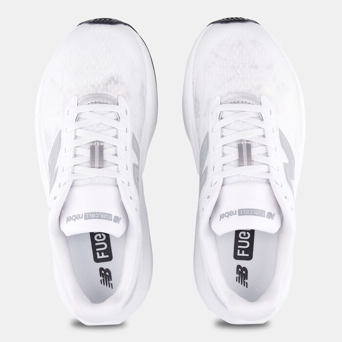 New Balance Women's FuelCell Rebel v5 Running Shoes White image number 4