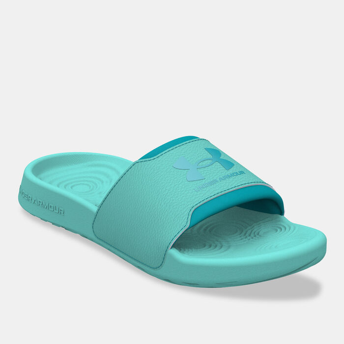 Under Armour Women's Ignite Select Slides Green image number 1