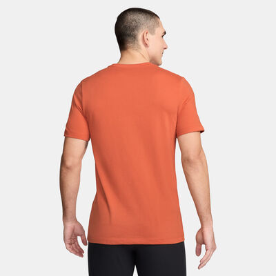 Nike Men's Dri-FIT Trail Running T-Shirt Orange