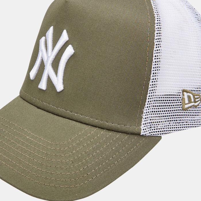 New Era Men's MLB New York Yankees A-Frame Trucker Cap Green image number 2