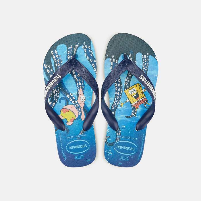Havaianas Kids Top SpongeBob SquarePants Flip Flops Blue image number 0