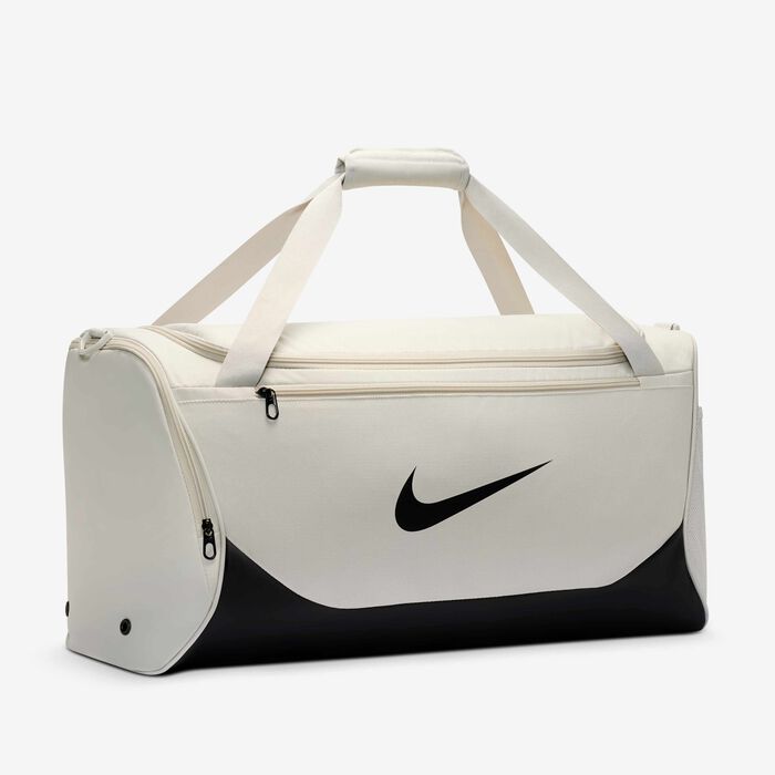Nike Brasilia Training Duffel Bag White image number 1