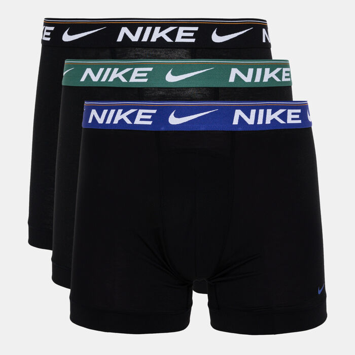 Nike Men's Dri-FIT Ultra Comfort Boxer Briefs (3 Pack) Black image number 0