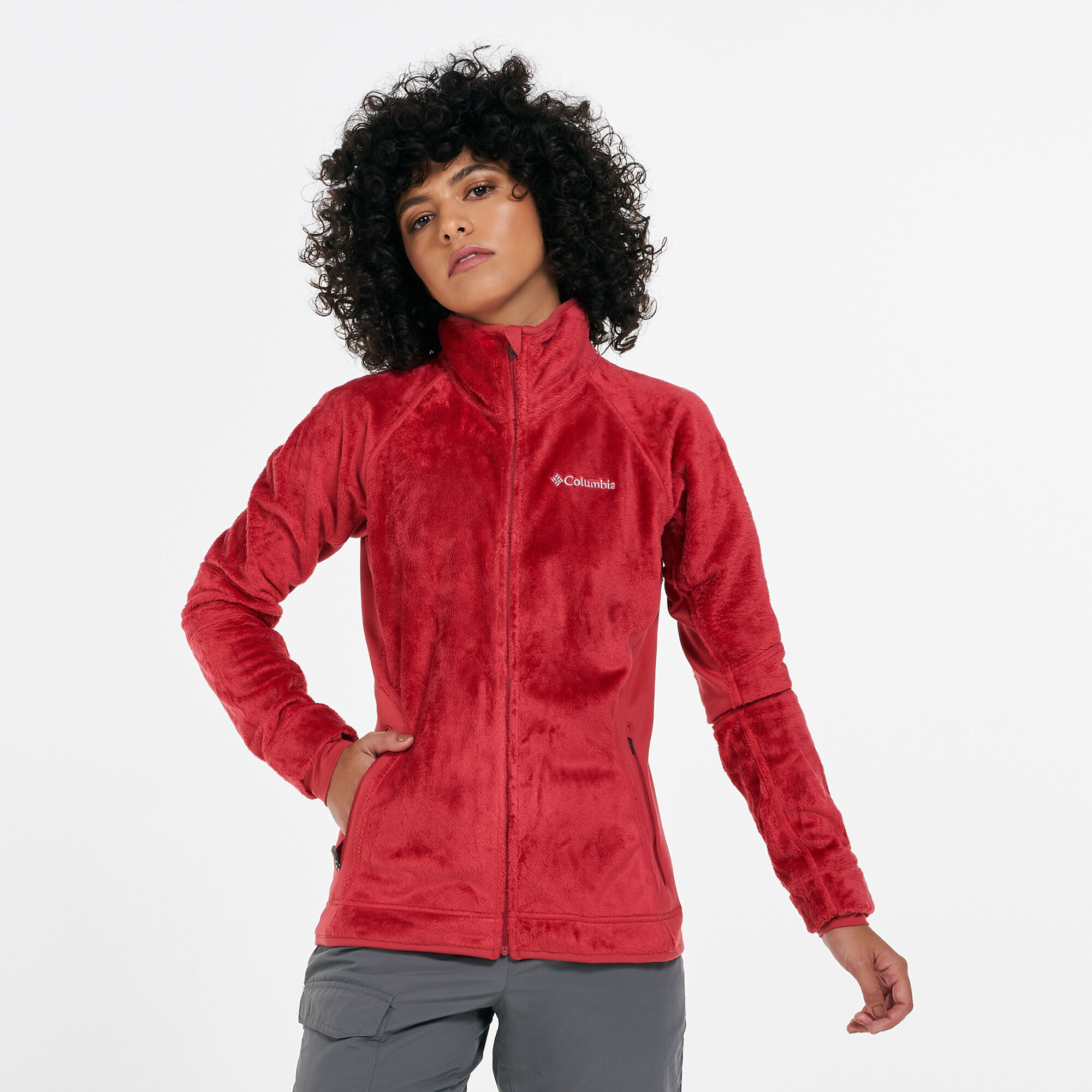 columbia plush fleece jacket