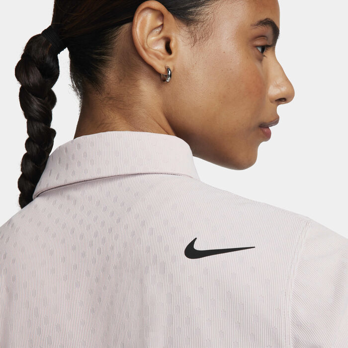 Nike Women's Dri-FIT ADV Tour Golf Polo Shirt Pink image number 4