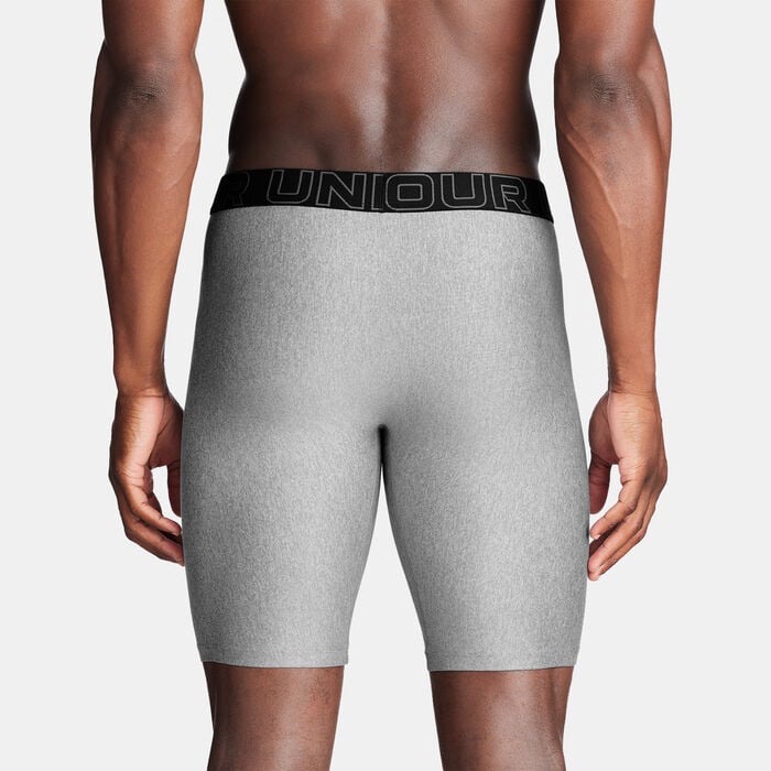 Under Armour Men's Performance Tech Boxerjock Boxers (3 Pack) Grey image number 1