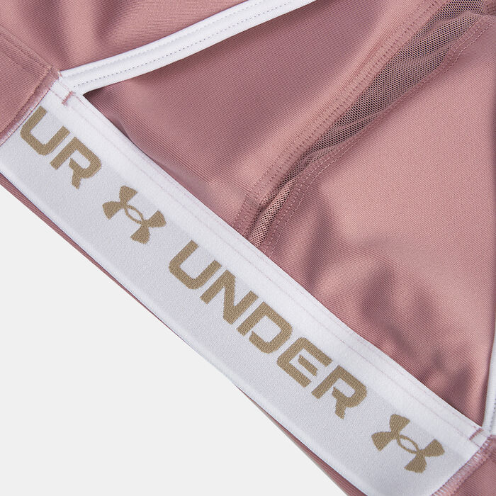 Under Armour Women's Crossback Medium-Support Training Sports Bra Pink image number 4