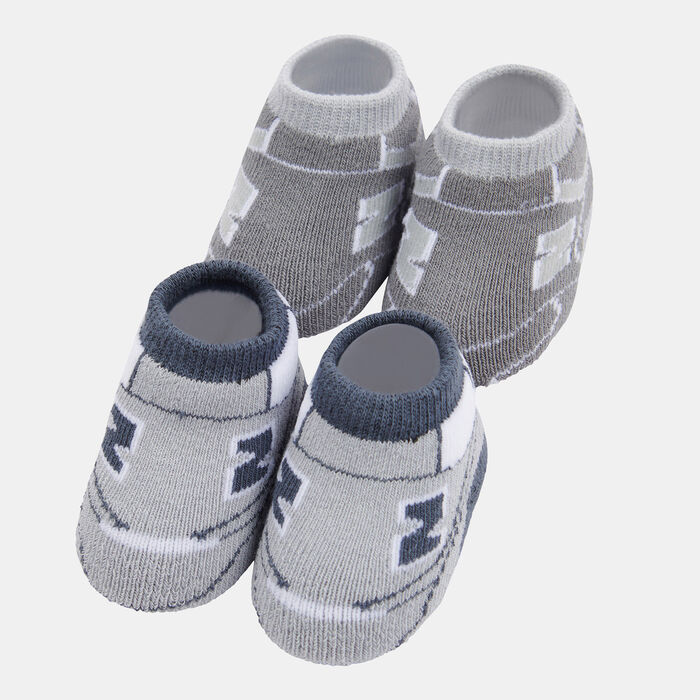 New Balance Kids' Classic Booties (2 Pairs) Grey image number 0