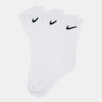 Nike Value Cotton Crew Socks (3 Pack) White