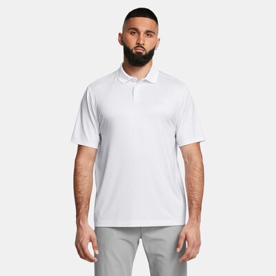 Under Armour Men's Matchplay Printed Polo Shirt White