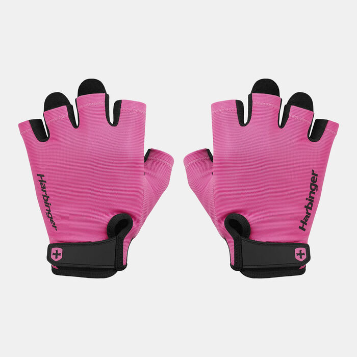 Harbinger Women's Power Training Gloves Pink image number 0