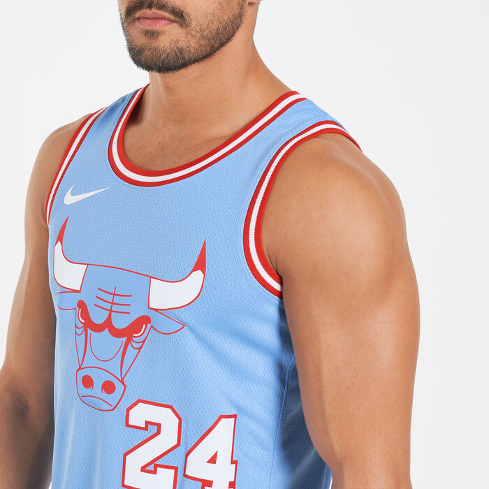 bulls blue city jersey