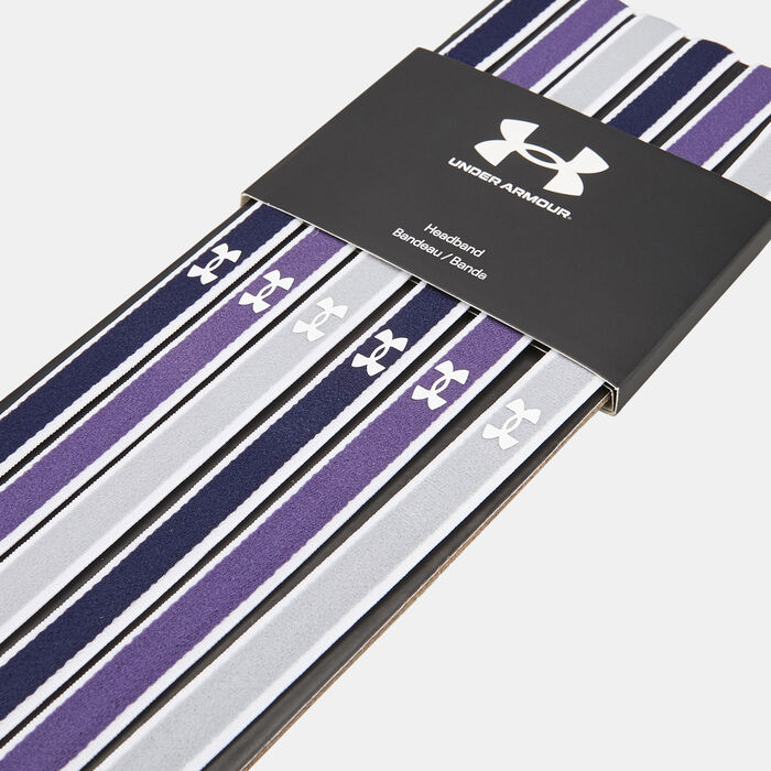 Under Armour Women's UA Mini Headbands (6 Pieces) Blue image number 1